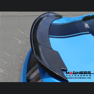 Ford Mustang Track Pack Style Spoiler w/ Adjustable Wickerbill by Anderson Composites - Carbon Fiber